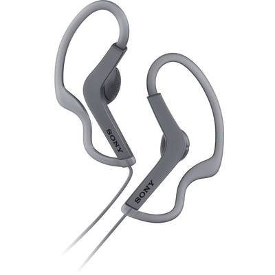 Sony MDR-AS210 In Ear oordopjes  Sport Kabel  Zwart  Oorbeugel