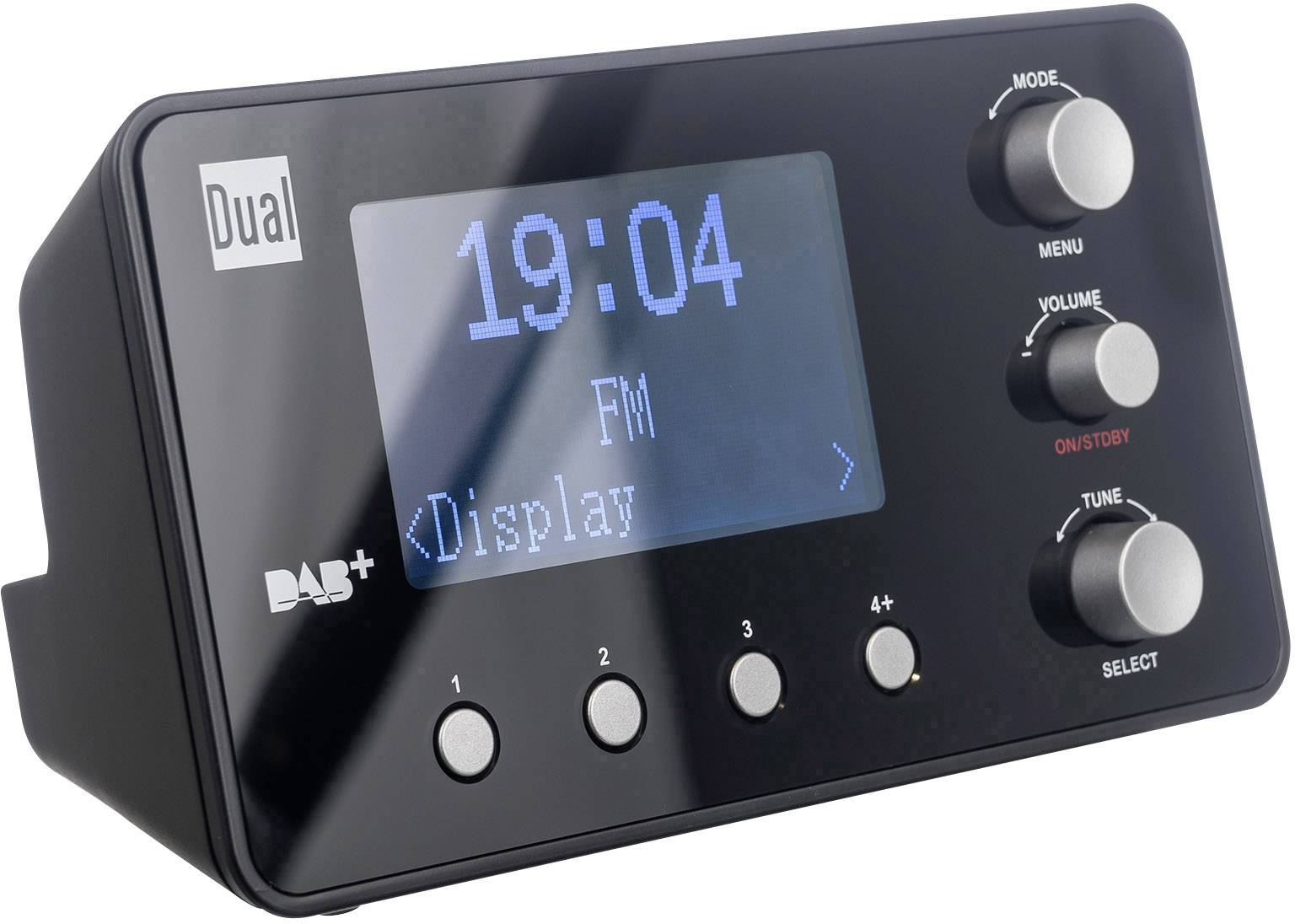 Dual CR 25.1 Wekkerradio DAB+, FM Zwart Conrad.nl