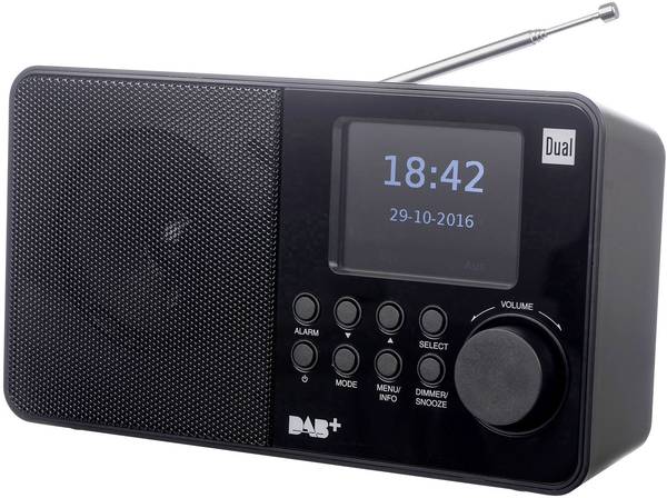 Dual DAB 18 C Transistorradio DAB+, FM Zwart Conrad.nl