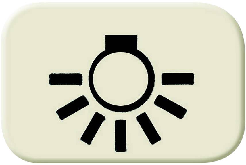 Symbool van een autolamp; toont lichtstralen die naar beneden schijnen.