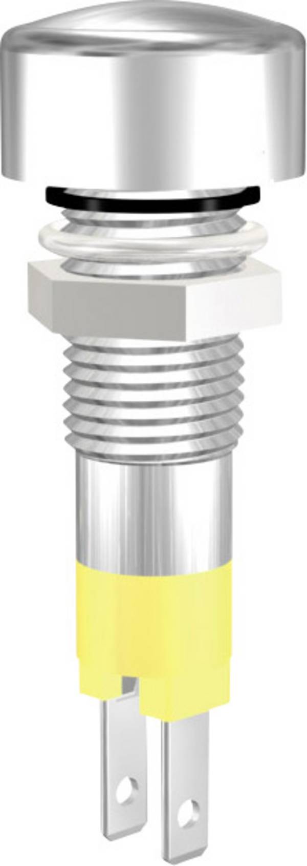 Signal Construct SMLD 08112 LED-signaallamp Geel 12 V/DC 180 mcd