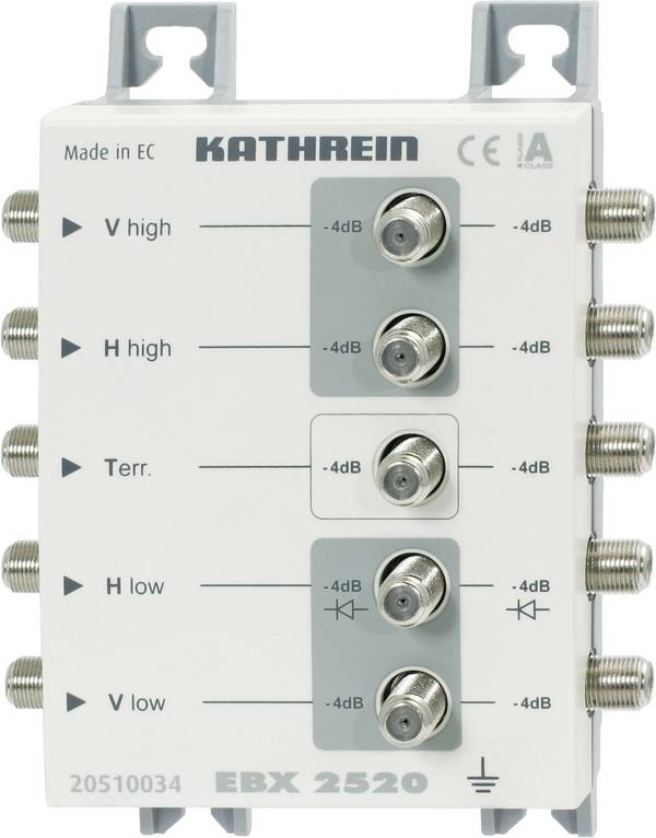 Kathrein EBX 2520 Satellietsignaalverdeler 2-voudig 5 - 862 MHz, 950 -2150 MHz