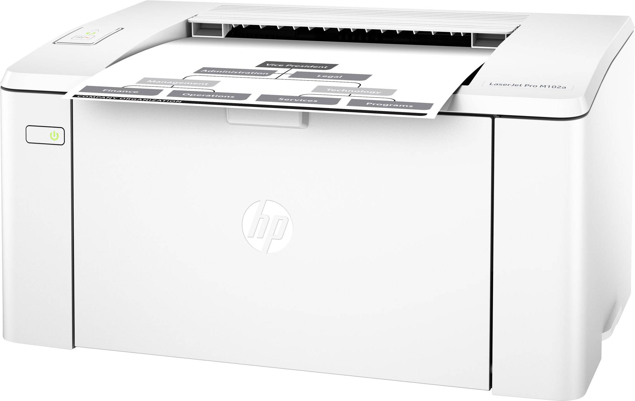 HP LaserJet Pro M102a Laserprinter (zwart/wit) A4 22 pag./min. 600 x