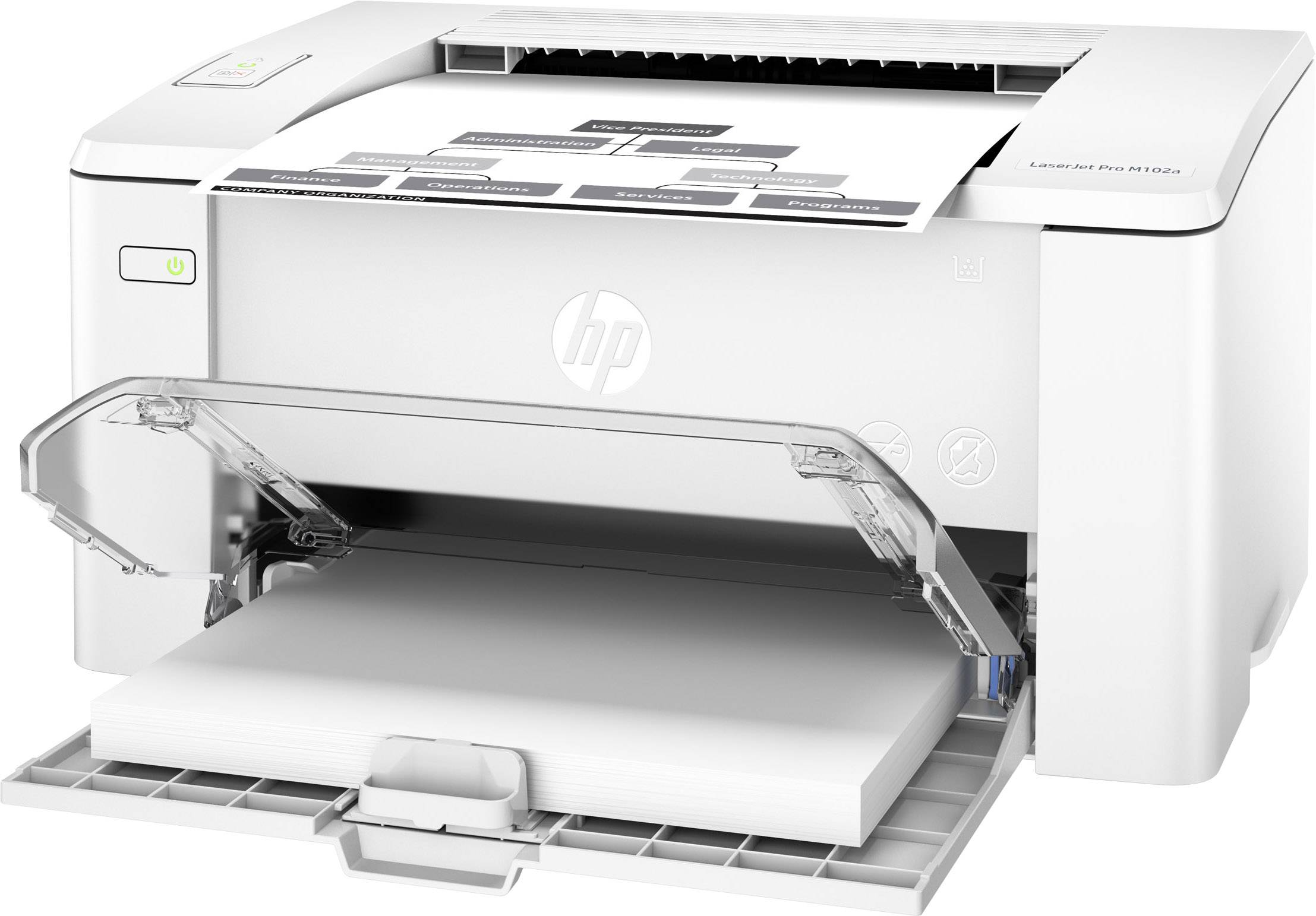 HP LaserJet Pro M102a Laserprinter (zwart/wit) A4 22 pag./min. 600 x