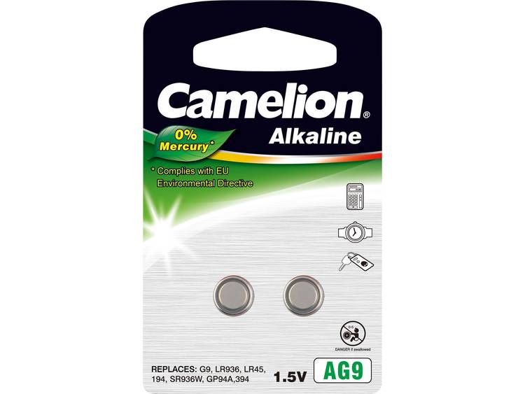 Camelion Knoopcel Alkaline (Alkali-mangaan) 60 mAh 1.5 V 2 stuks