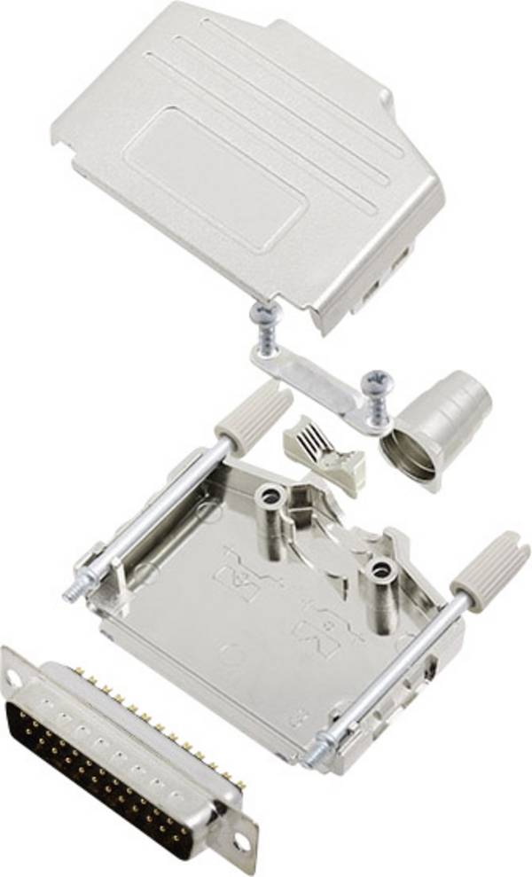 encitech DPPK25-M-DBP-K 6355-0004-03 D-sub male connectorset 180 ° Aantal polen: 25 Soldeerkelk 1 set(s)