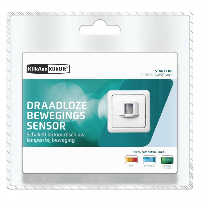 KLIKAANKLIKUIT draadloze bewegingssensor - AWST-6000 wit (70013)-2