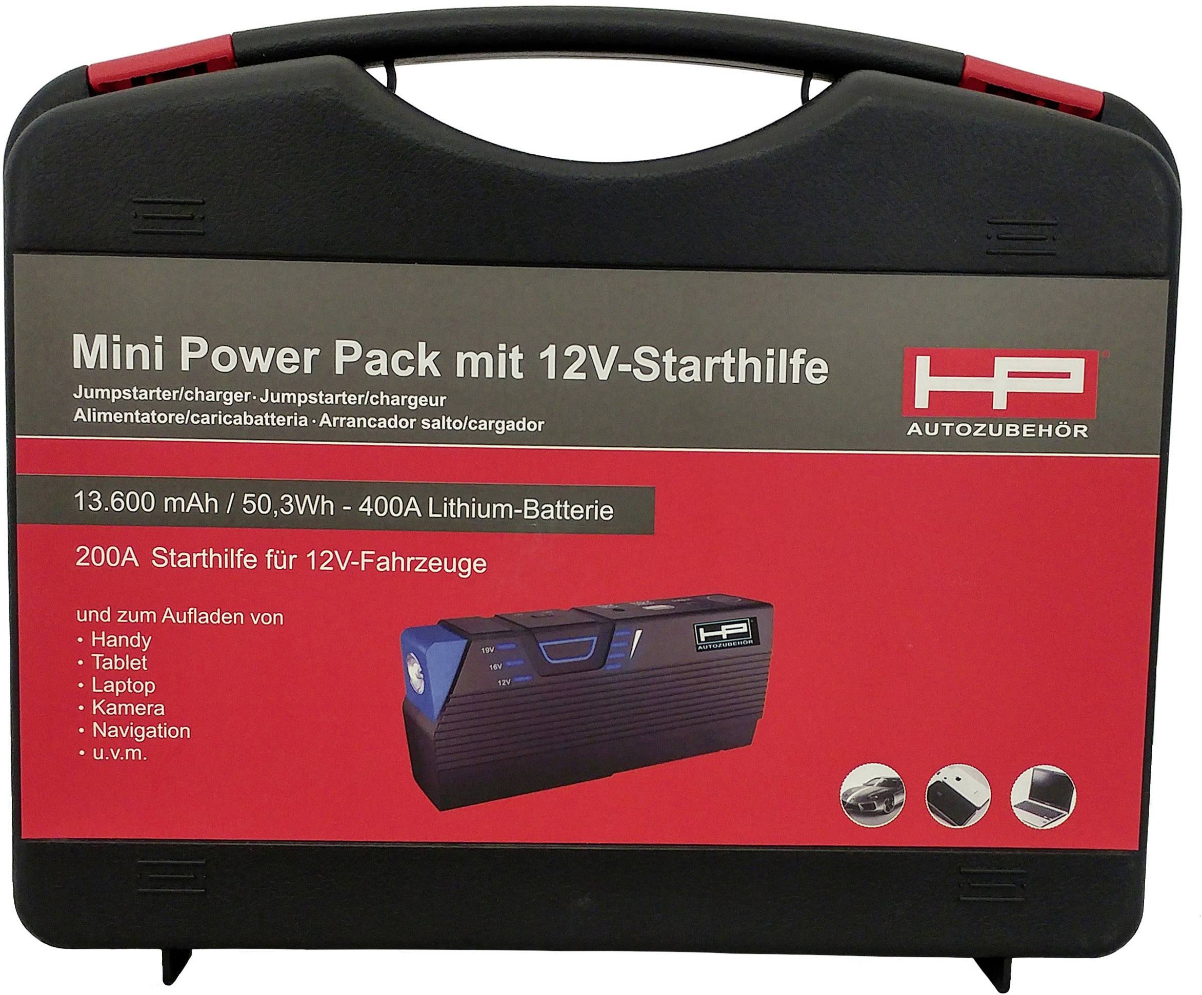 HP Autozubehör Mini Powerpack 20894 Snelstartsysteem Starthulpstroom