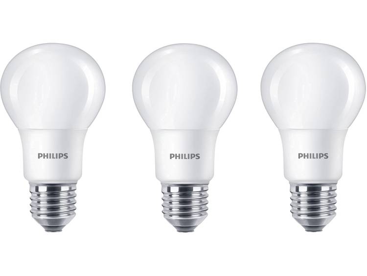 Philips LED-lamp E27 Warmwit 8 W = 60 W Peer 3 stuks