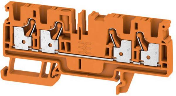 Weidmüller 2051540000 Doorgangsklem 6.1 mm Spanveer  Oranje 50 stuk(s)