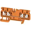 Weidmüller 1521720000 Doorgangsklem 5.1 mm Spanveer Oranje 100 stuk(s) Piece
