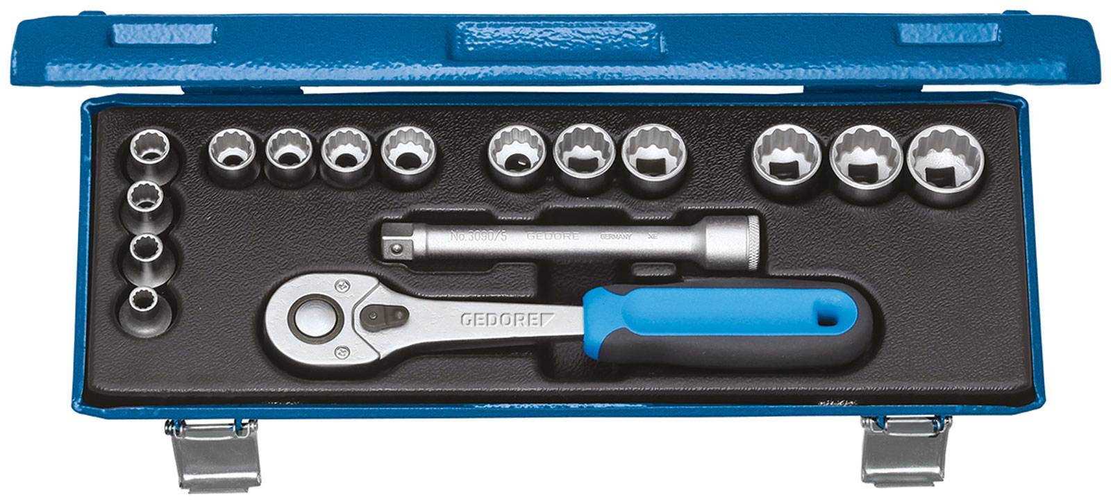 Gedore 2682893 Dopsleutelset Metrisch 3/8" (10 mm) 16-delig | Conrad.nl