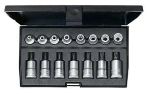 Conrad Gedore 1509942 1509942 Dopsleutel-bitinzetset 3/8" (10 mm) 15-delig aanbieding