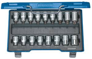 Conrad Gedore ITX 19 TX-017 6129520 Dopsleutelinzetset 1/2" (12.5 mm) 17-delig aanbieding
