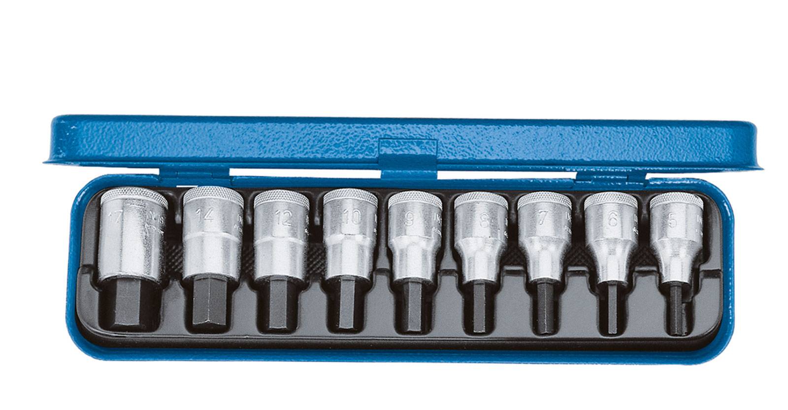 Gedore IN 19 PA 6156410 Dopsleutel-bitinzetset 1/2" (12.5 mm) 9-delig
