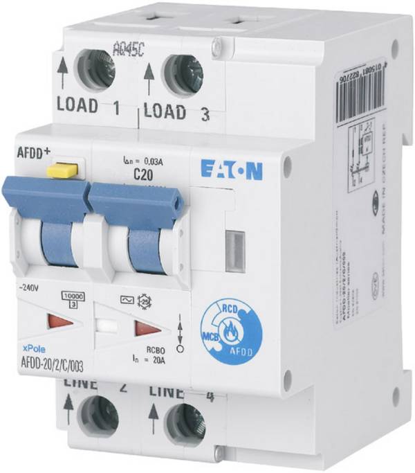 Eaton 187222 Brandbeveiligingsschakelaar    2-polig 20 A 0.03 A 230 V/AC 1 stuk(s)