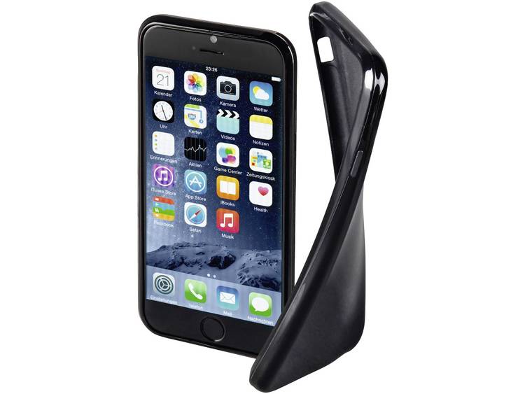 Hama iPhone Backcover Geschikt voor model (GSM's): Apple iPhone 6 , Apple iPhone 6S Zwart