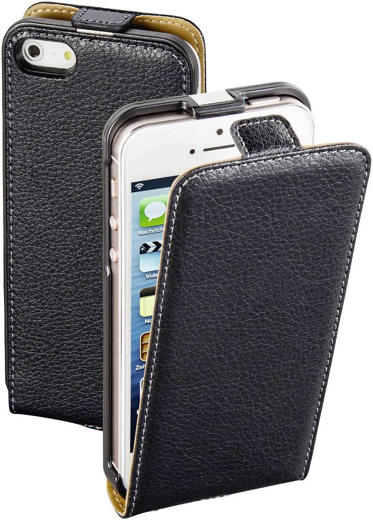 Orkaan aanvaardbaar Fascineren Hama Smart Case Flip Case Apple iPhone 5, iPhone 5S, iPhone SE Zwart |  Conrad.nl