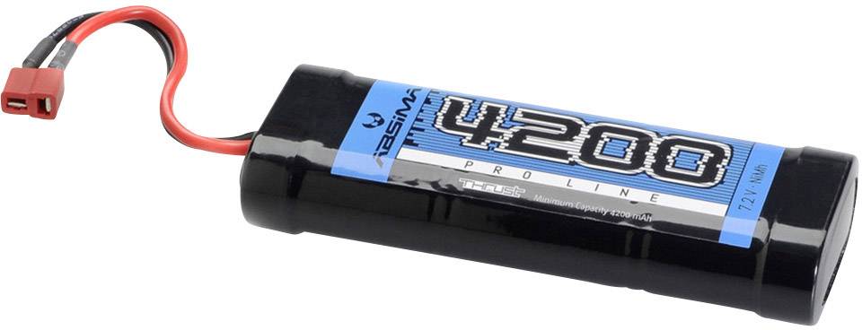 Absima NiMH accupack 7.2 V 4200 mAh Aantal cellen: 6 Stick T-stekkersysteem