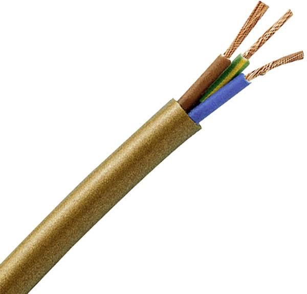 Kopp 152325008 Geïsoleerde kabel H03VV-F 3 x 0.75 mm² Zwart 25 m