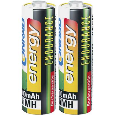 Conrad energy Endurance HR06 Oplaadbare AA batterij (penlite) NiMH 2600 mAh 1.2 V 2 stuk(s)