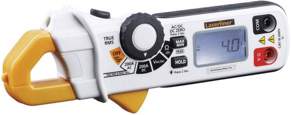 Laserliner MultiClamp-Meter Pro Stroomtang Digitaal CAT III 600 V Weergave (counts): 1999