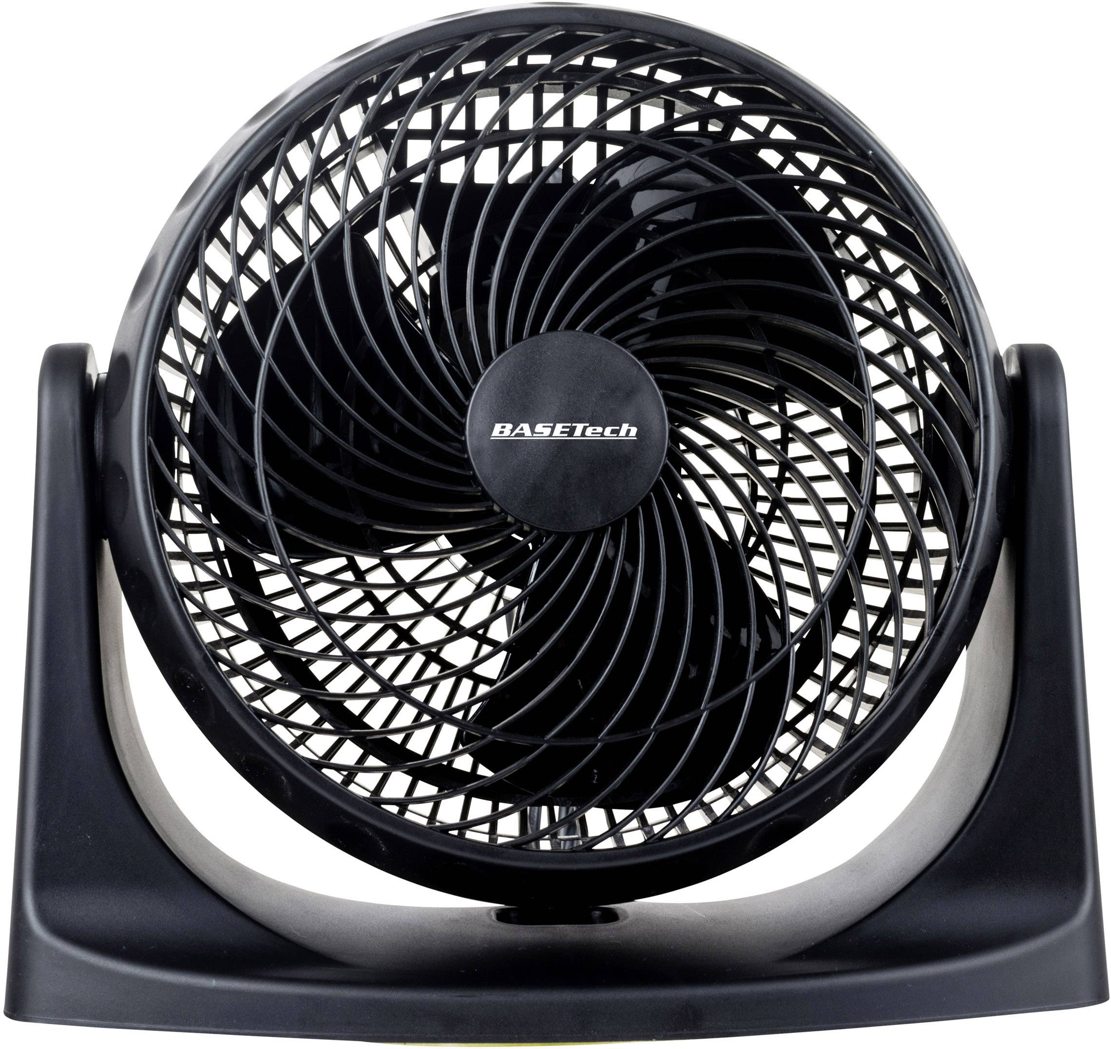 Basetech AF-20A Tafelventilator 30 W (Ø x h) 18 cm x 26 cm Zwart-1