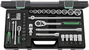 Conrad Stahlwille 40/52/27/11 KN 96011160 Dopsleutelset 1/4" (6.3 mm), 1/2" (12.5 mm) 38-delig aanbieding
