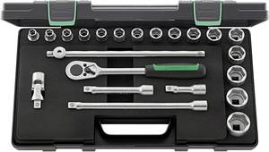 Conrad Stahlwille 52/16/6 KN 96031448 Dopsleutelset 1/2" (12.5 mm) 22-delig aanbieding