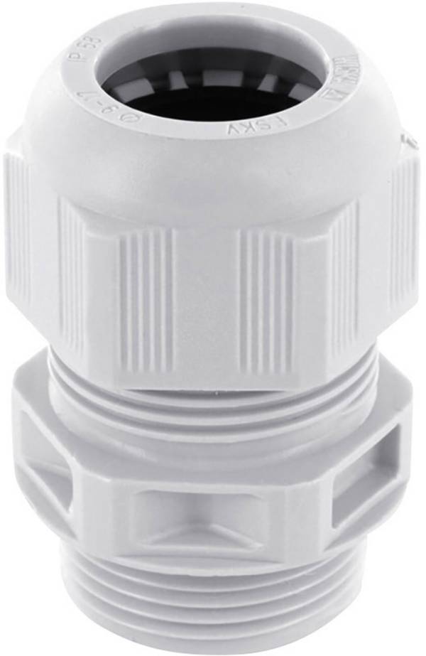 KVM12GR Wartel Verschroefbaar M12 M12 Polyamide Grijs 1 stuk(s)