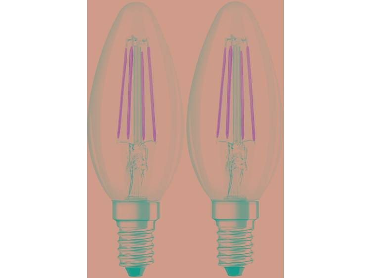 OSRAM LED-lamp Filament-Retro-LED E14 Warmwit 4 W = 40 W Kaars 2 stuks