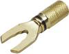 TRU COMPONENTS 1577788 Vorkkabelschoen 6 mm² Schachtdiameter=6.1 mm Ongeïsoleerd Zwart 1 stuk(s)