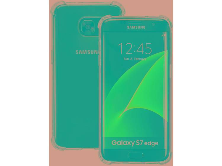 Perlecom GSM backcover Geschikt voor model (GSM's): Samsung Galaxy S7 Edge Transparant