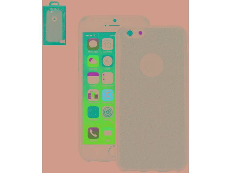 Perlecom iPhone Backcover Geschikt voor model (GSM's): Apple iPhone 7 Zilver