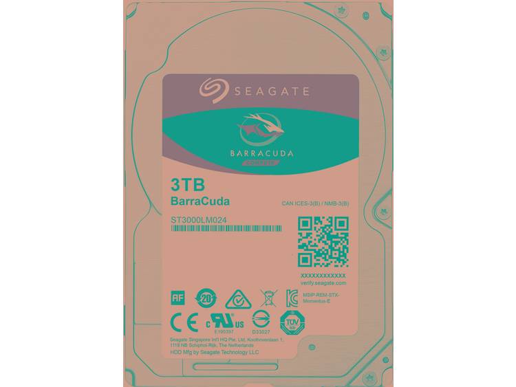 Seagate BarraCuda ST3000LM024 3 TB Harde schijf (2.5 inch) SATA III