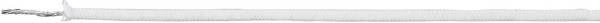 HELU 47004 Hogetemperatuurdraad SiF/GL 1 x 1 mm² Wit per meter