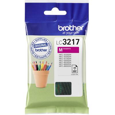Inktcartridge 'LC3217M' in Magenta van Brother, compatibel met modellen MFC-J5330DW, MFC-J5335DW, MFC-J5730DW, MFC-J6530DW, MFC-J6930DW.