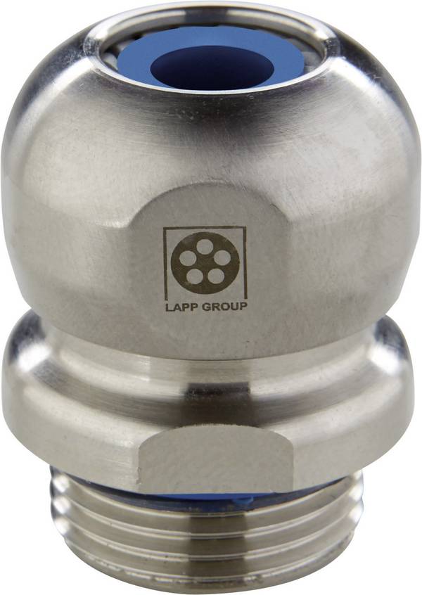LAPP 53806782 Kabeldoorvoering Slagvast Klem-Ø (max.) 21 mm RVS Zilver 1 stuk(s)