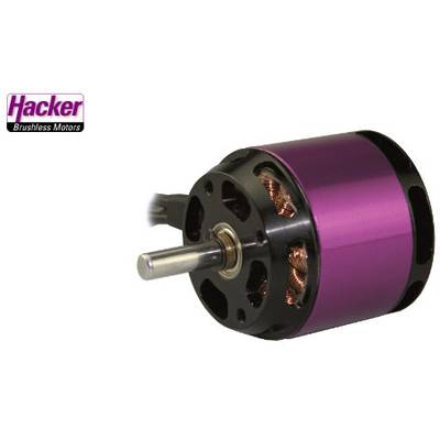 Hacker A30-12 L V4 Brushless elektromotor voor vliegtuigen kV (rpm/volt): 1000 Aantal windingen (turns): 12