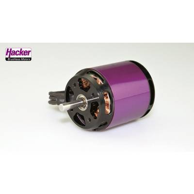 Hacker A40-10L V4 8-Pole Brushless elektromotor voor vliegtuigen kV (rpm/volt): 1100 Aantal windingen (turns): 10