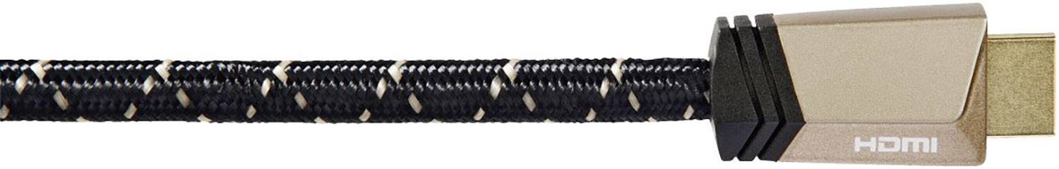 Hama HDMI Aansluitkabel HDMI-A-stekker, HDMI-A-stekker 1.50 m Zwart 00122210 Vergulde steekcontacten, Met Ferrietkern, A-2