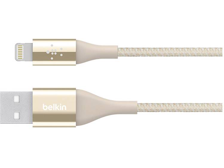 Belkin 1.2m, Lightning-USB 1.2m USB A Lightning Goud
