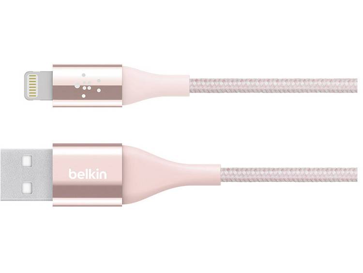 Belkin 1.2m, Lightning-USB 1.2m USB A Lightning Roze