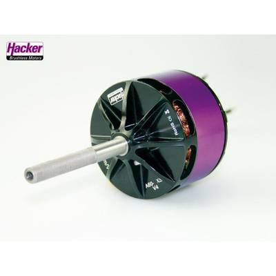 Hacker A60-5XS V4 28-Pole Brushless elektromotor voor vliegtuigen kV (rpm/volt): 420 Aantal windingen (turns): 5