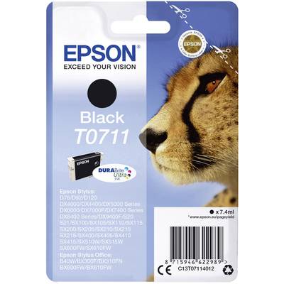 Epson Inktcartridge T0711 Origineel  Zwart C13T07114012