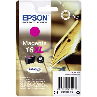 Epson Inktcartridge T1633, 16XL Origineel  Magenta C13T16334012