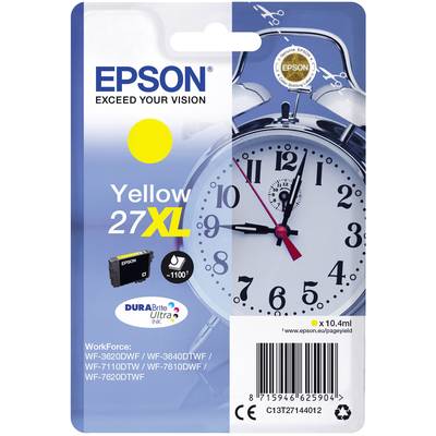 Epson Inktcartridge T2714, 27XL Origineel  Geel C13T27144012