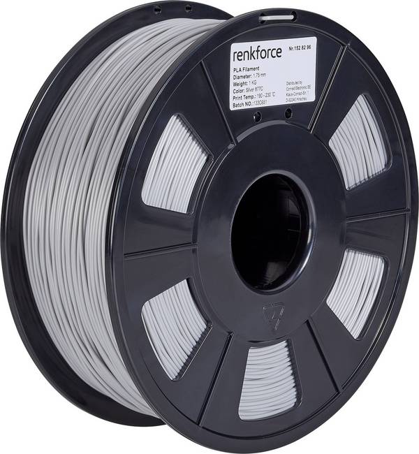 Renkforce RF-4511204 Filament PLA Pro 1.75 mm 1000 g Zilver 1 stuk(s)