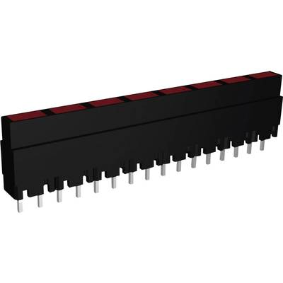 Signal Construct ZALS 080 LED-matrix 8-voudig Rood  (l x b x h) 40.8 x 3.7 x 9 mm 