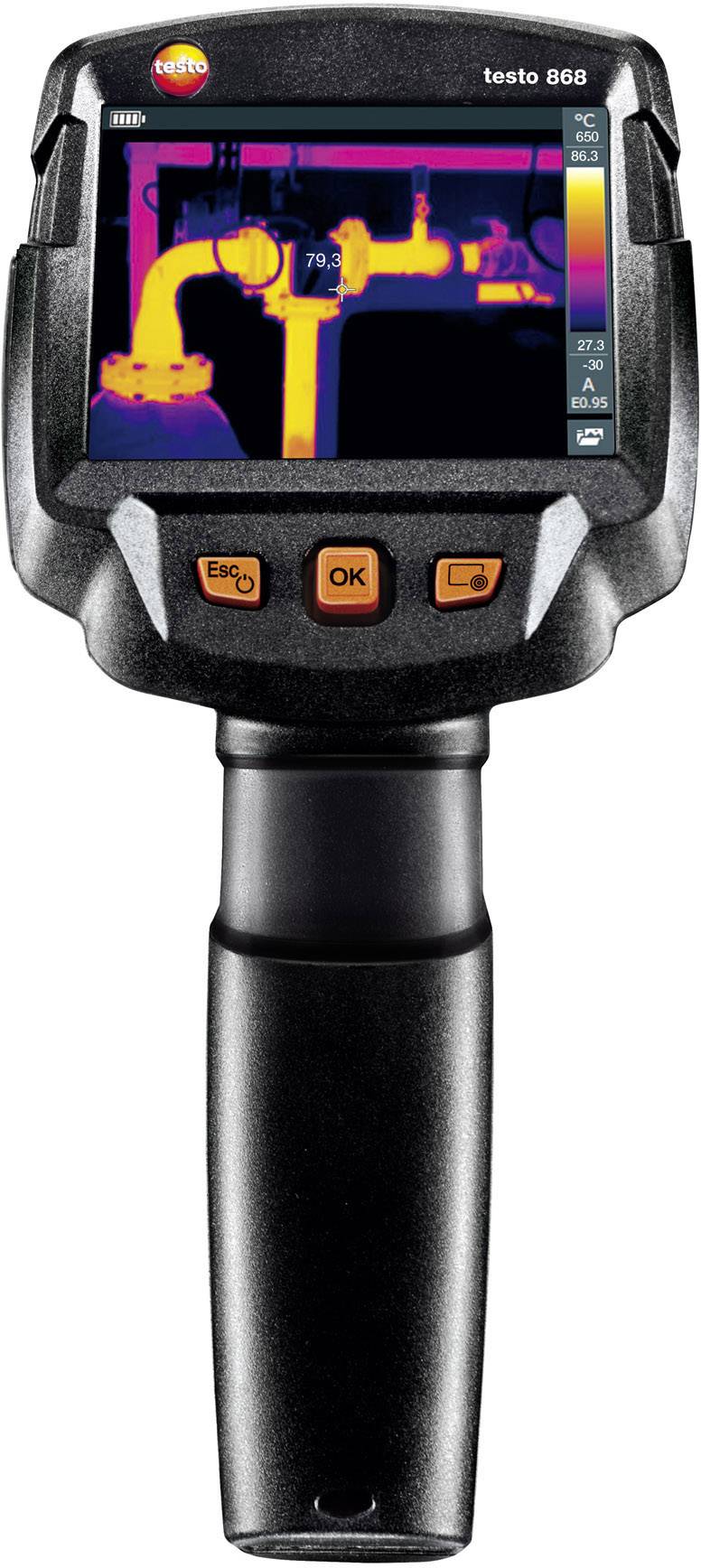 testo 868 Warmtebeeldcamera -30 tot +650 °C 160 x 120 Pixel 9 Hz-1